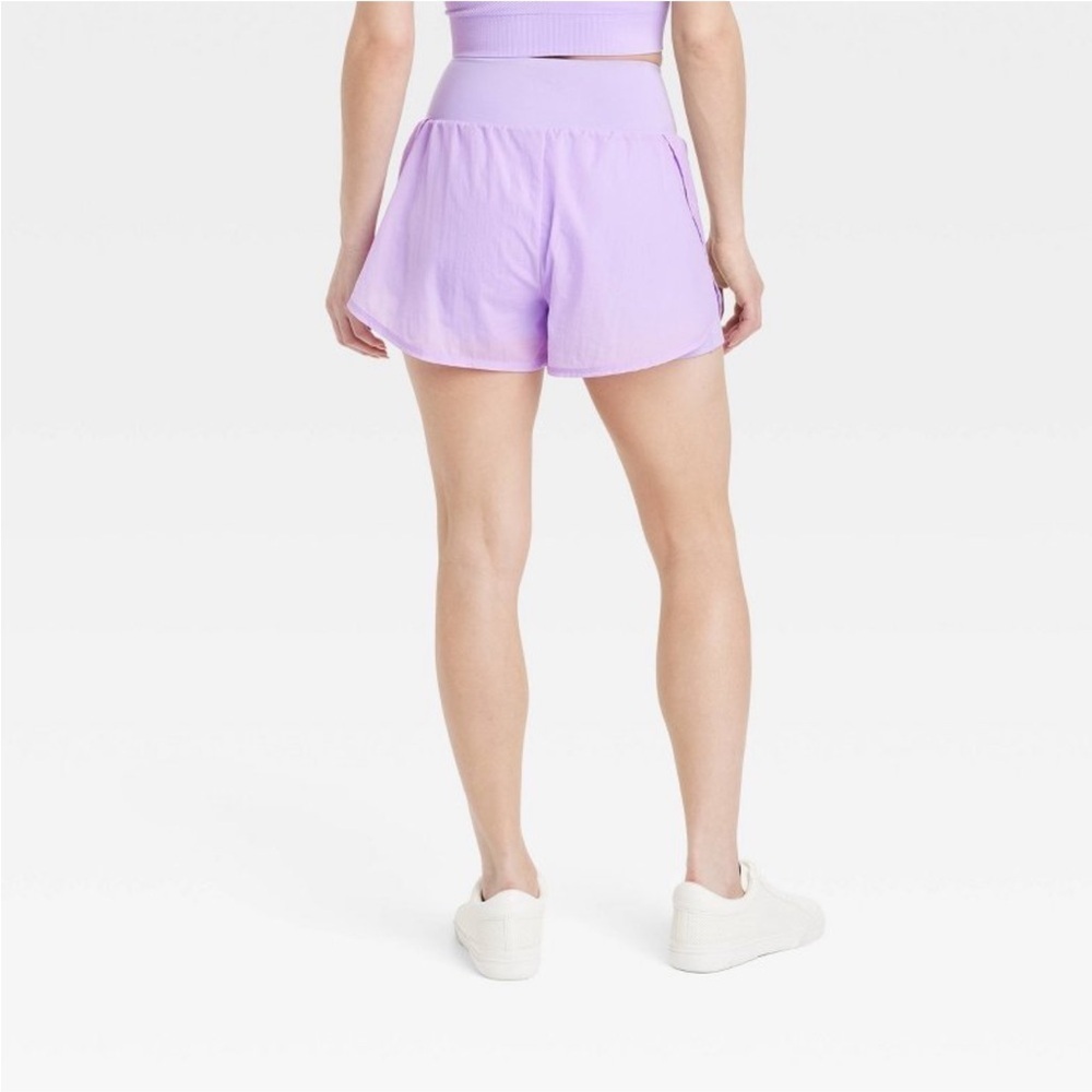 Women's Woven High-Rise 2-in-1 Run
Shorts 3" - All In Motion™ Violet new - Picture 2 of 9